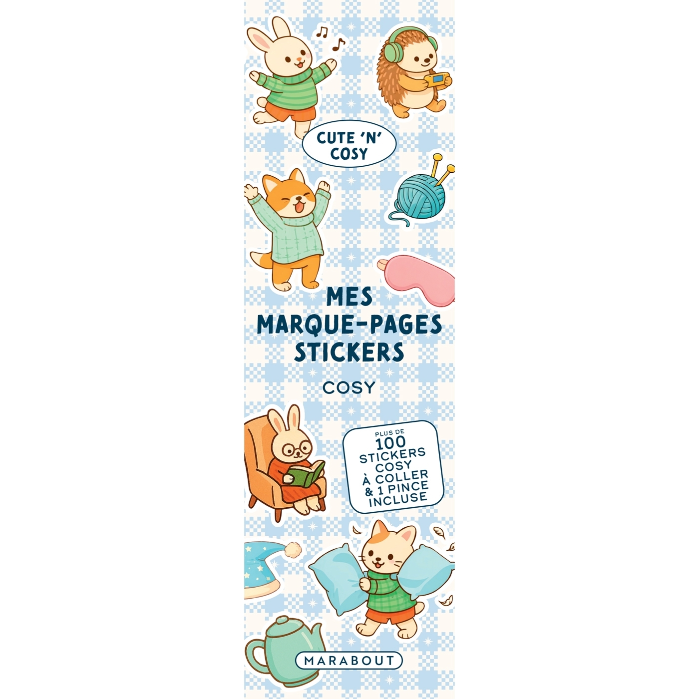 Mes marque page stickers - Cosy -   - MARABOUT