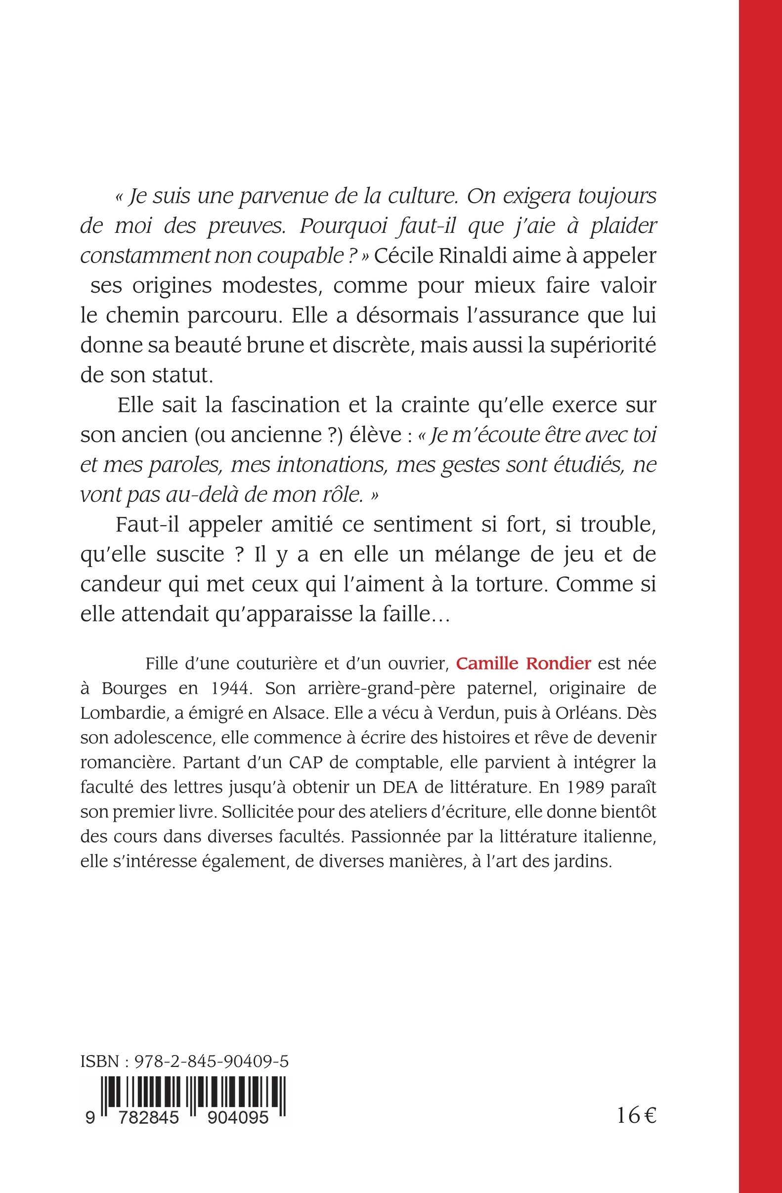 Une amitié sans faille - Camille RONDIER - ARFUYEN