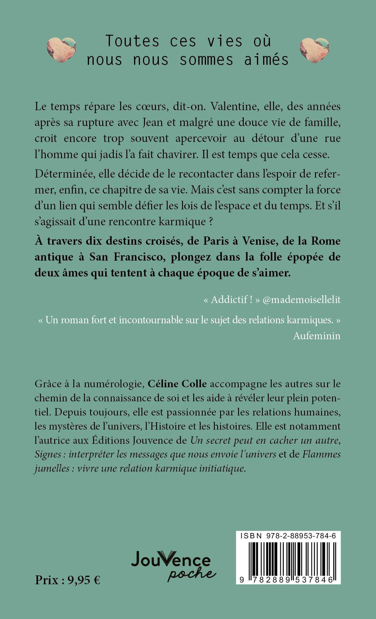 Toutes ces vies où nous nous sommes aimés - Céline Colle - JOUVENCE