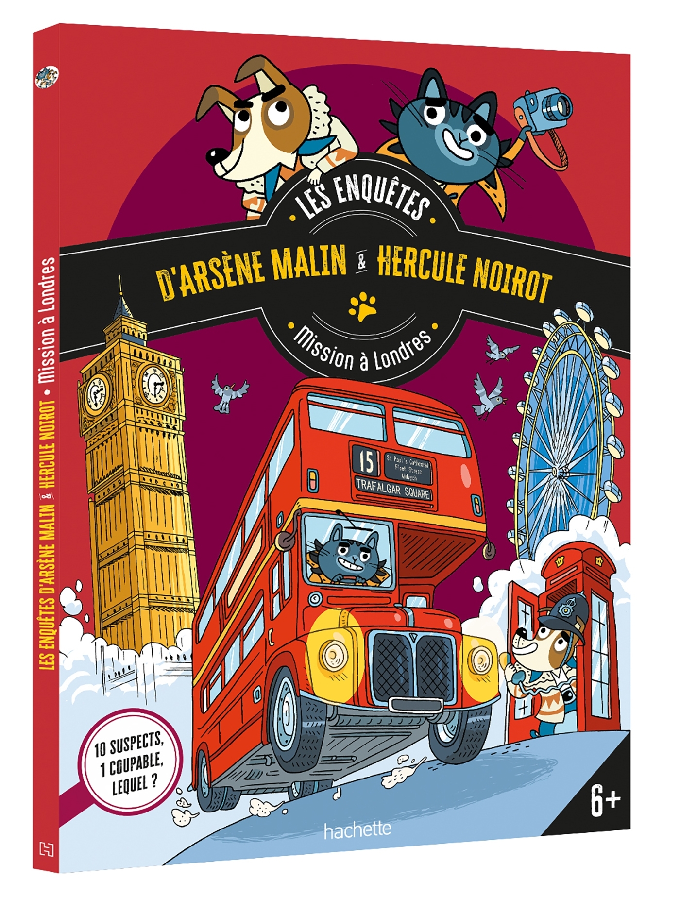 Arsène Malin et Hercule Noirot - Mission à Londres - Sandra Collet - HACHETTE ENFANT
