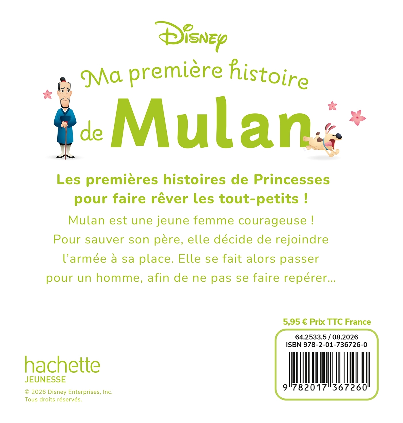 DISNEY BABY - Ma Première Histoire de Mulan - L'histoire du film -  Disney - DISNEY HACHETTE