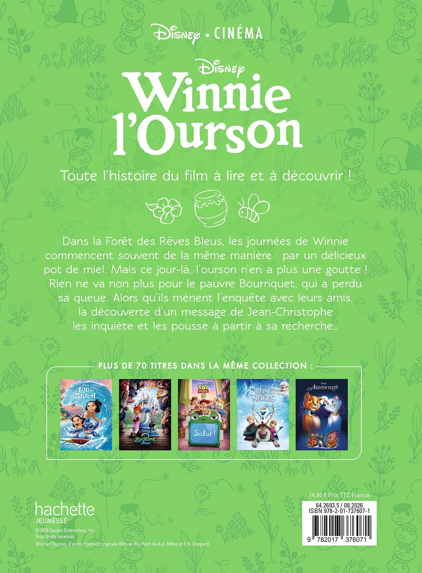 WINNIE L'OURSON - Disney Cinéma -  Disney - DISNEY HACHETTE