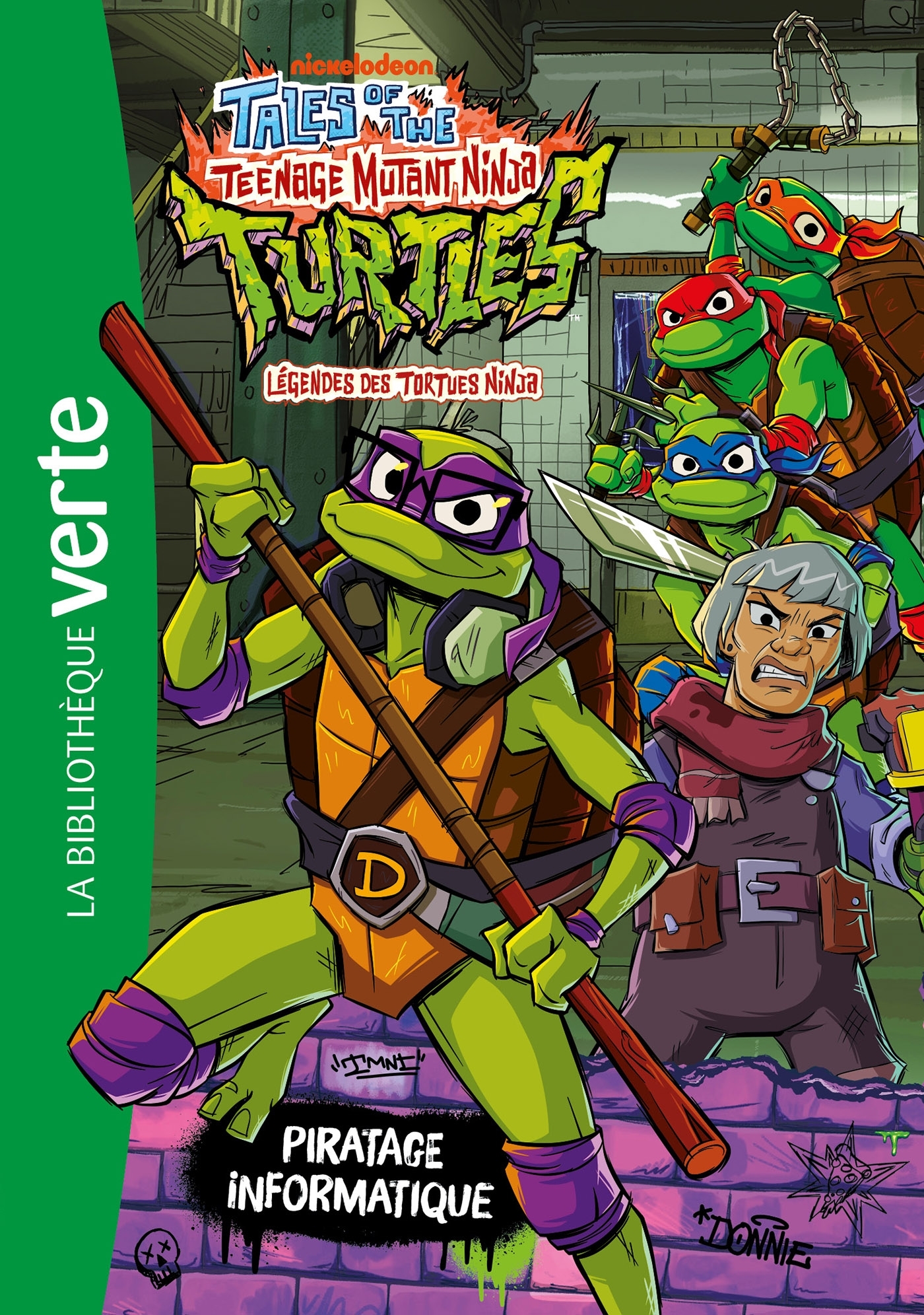 Légendes des Tortues Ninja, Tome 04 - Piratage informatique -   - HACHETTE JEUN.