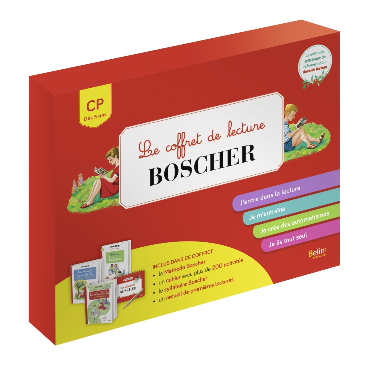 Le coffret de lecture Boscher -  Collectif - BELIN EDUCATION
