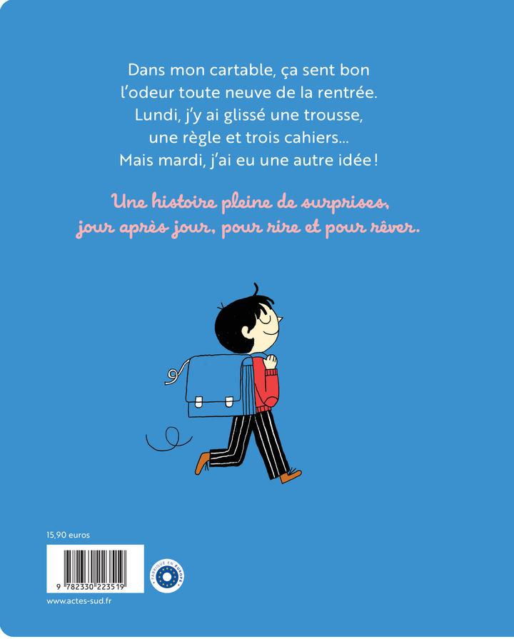 Dans mon cartable - Juliette Vallery - ACTES SUD