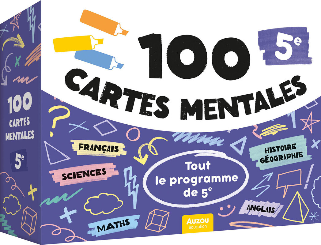 100 cartes mentales - tout le programme de 5e -  Au coeur de ma classe - AUZOU