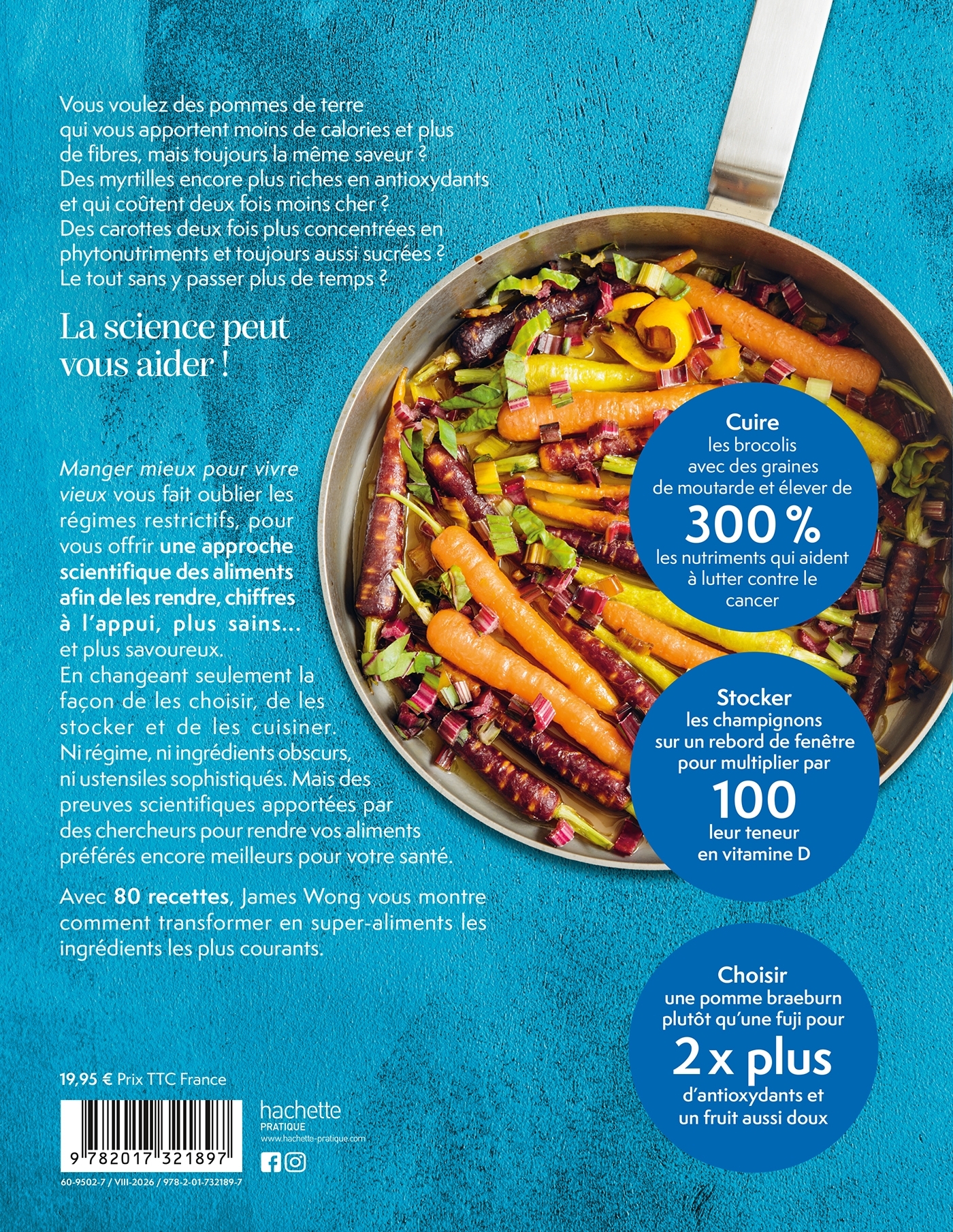 Manger mieux pour vivre vieux - James Wong - HACHETTE PRAT
