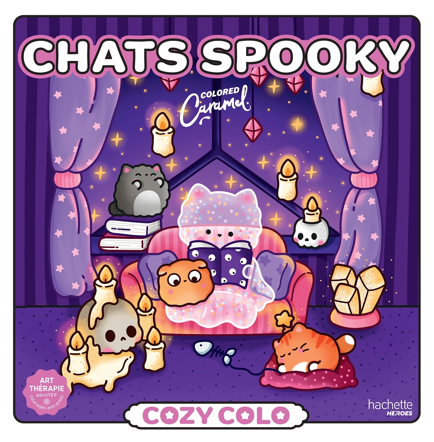 Cozy Colo Colored Caramel - Chats spooky - COLORED CARAMEL - HACHETTE HEROES