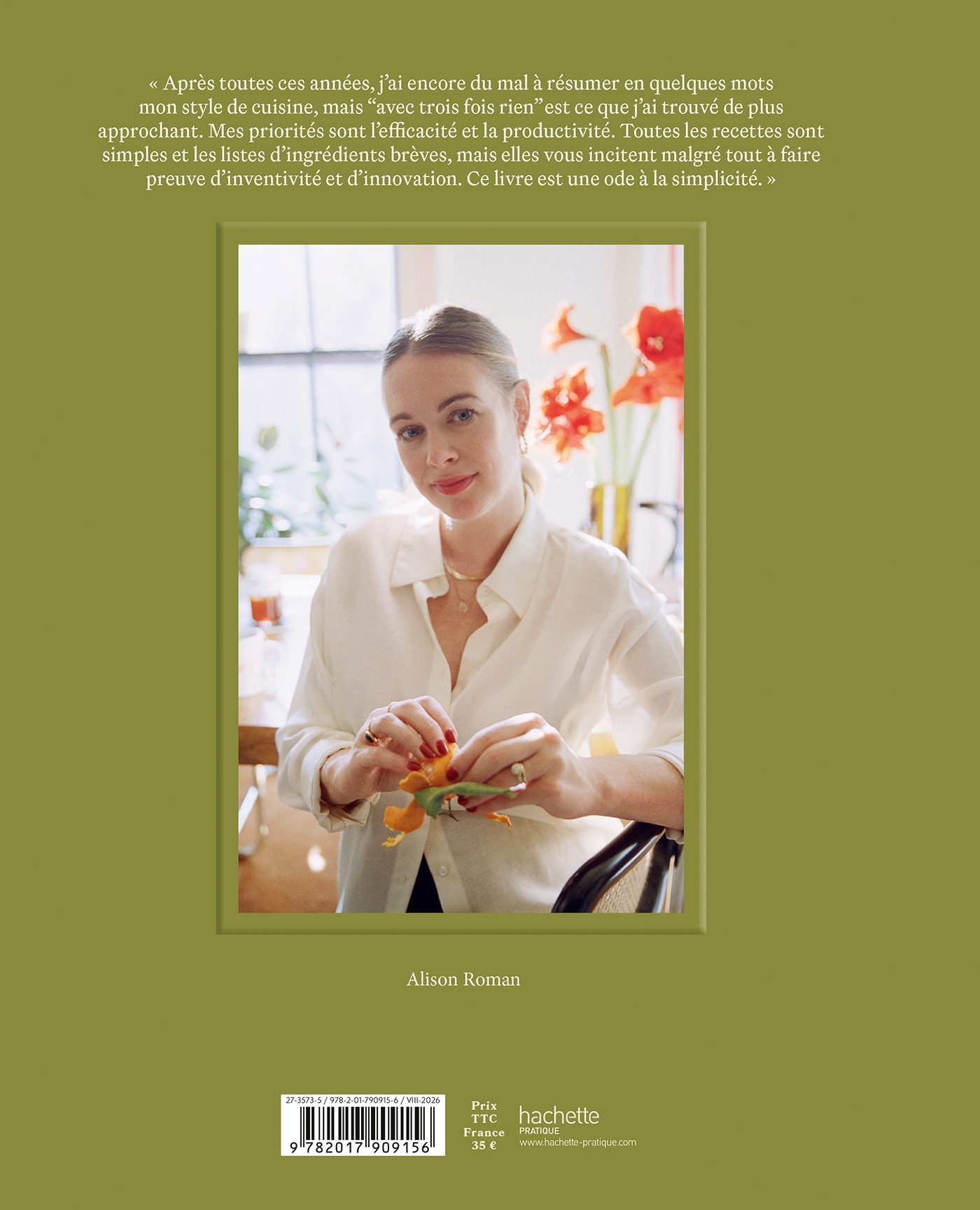 Avec trois fois rien - Alison Roman - HACHETTE PRAT