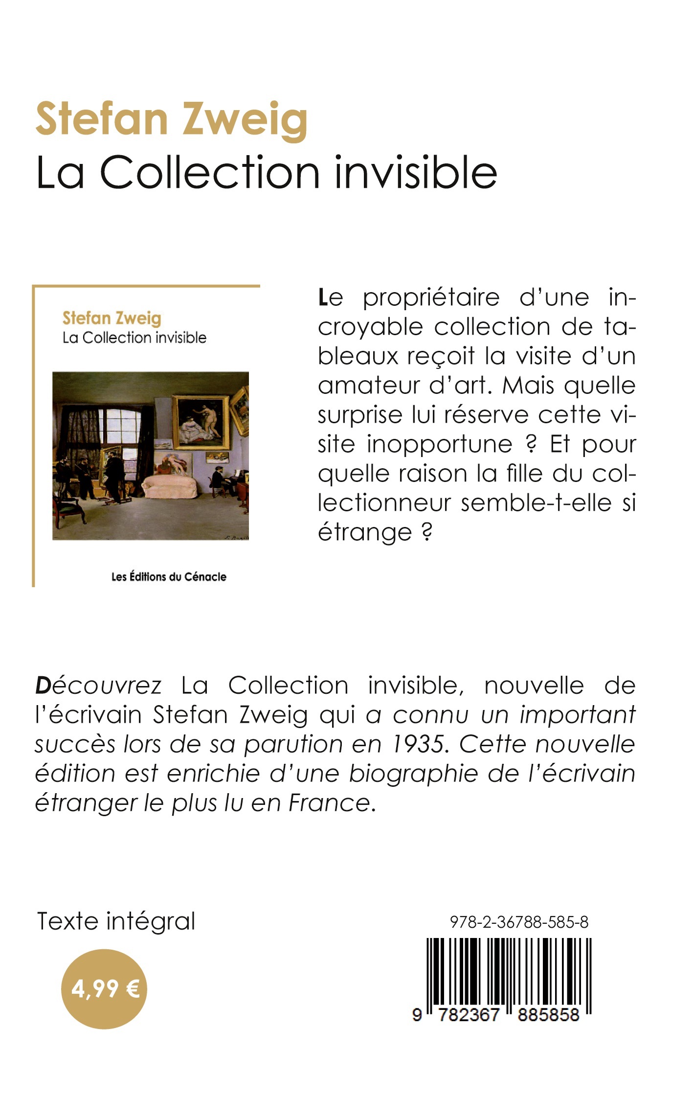 La Collection invisible - Stefan Zweig - CENACLE