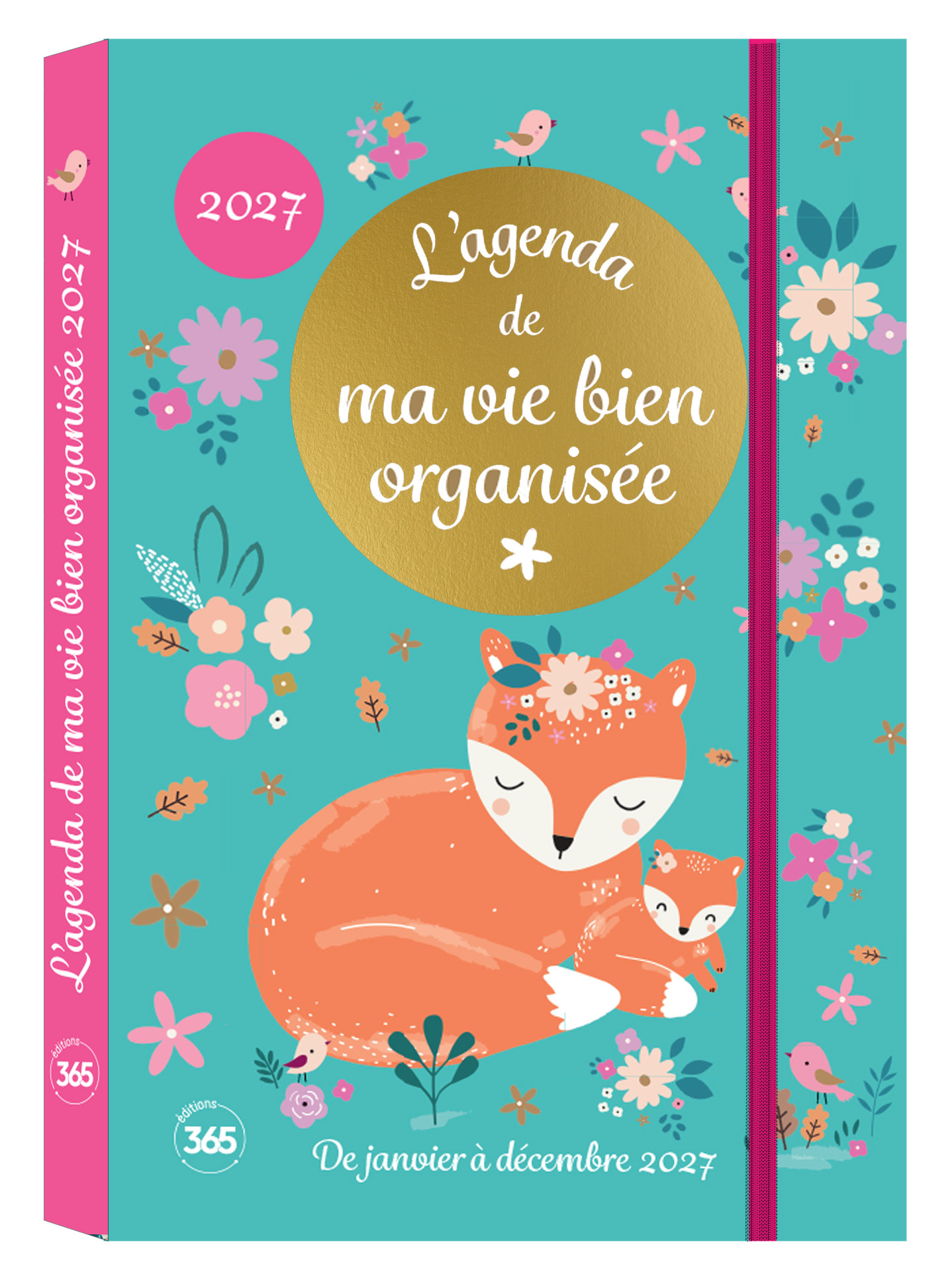 Agenda pocket ma vie bien organisée 2027 12 mois - SIX YOLANDE - 365 PARIS