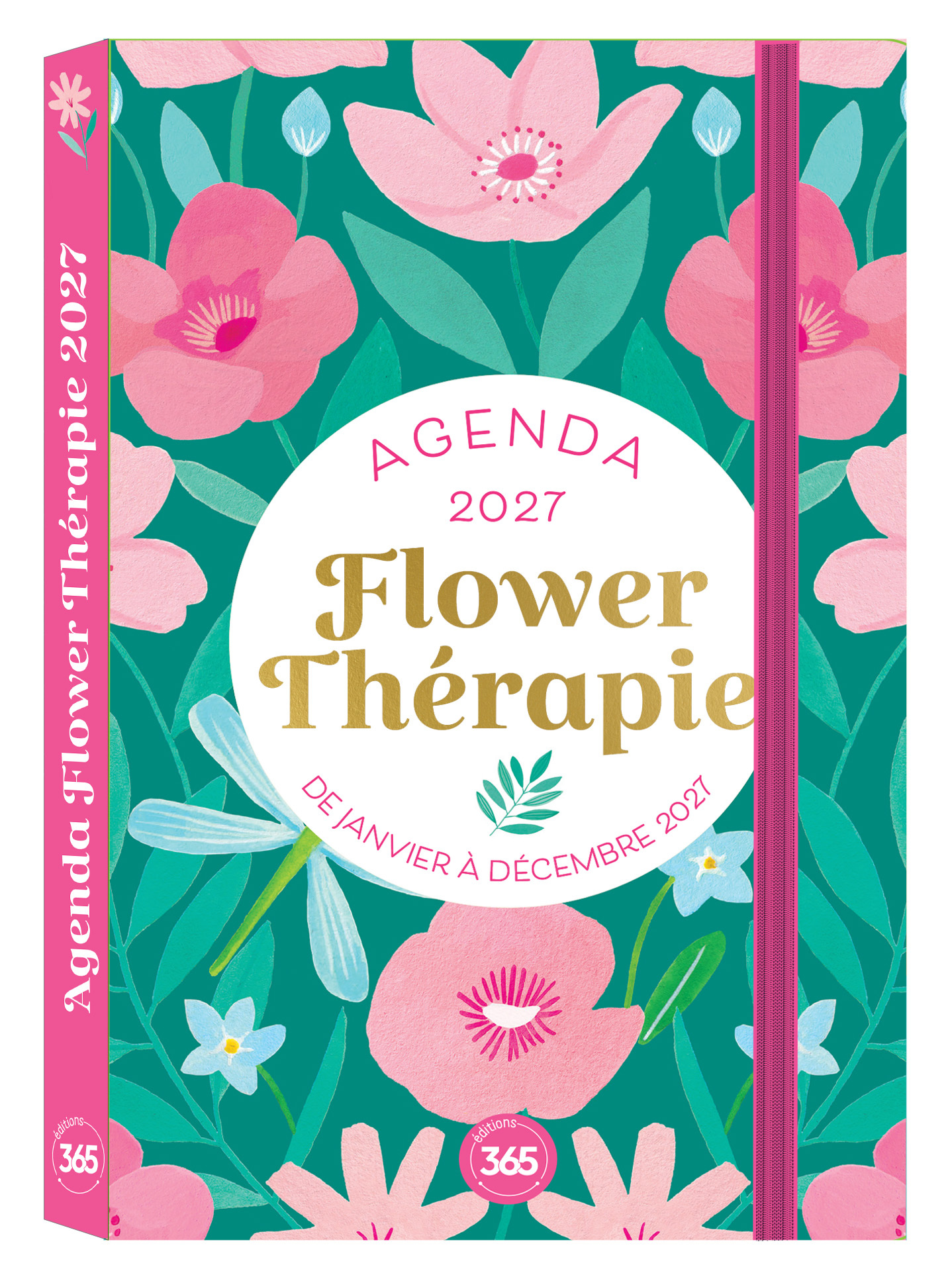 Agenda 2027 Flower thérapie pocket, janvier-décembre 2027, 12 mois - DE CASTRO EMILIE - 365 PARIS
