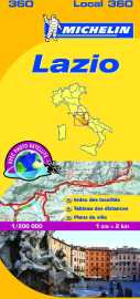 Carte départementale lazio