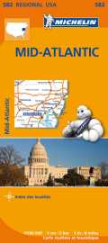Carte regionale monde - carte regionale mid-atlantic