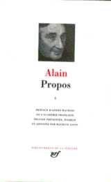 Propos tome 1  -  1906-1936
