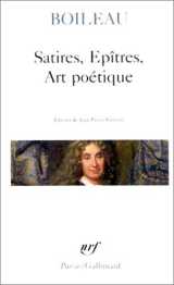 Satires, epitres, art poetique
