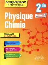 Competences attendues  -  physique-chimie  -  2de  -  nouveaux programmes