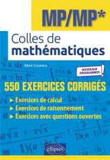 Colles de mathématiques - mp/mp* mpi/mpi* - programme 2022
