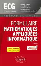 Formulaire mathématiques appliquées - informatique - ecg 1re et 2e années - programme 2022