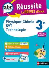 Abc réussite physique-chimie svt tecnologie 3e - brevet 2023