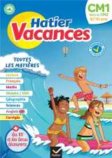 Hatier vacances - cahier de vacances 2024 du cm1 vers le cm2 9/10 ans