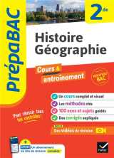 Prepabac cours et entrainement : histoire-geographie  -  2de