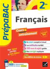 Prepabac cours et entrainement : francais  -  2de