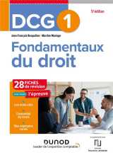Dcg 1 : fondamentaux du droit  -  fiches de revision (edition 2023/2024)