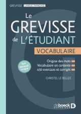 Grevisse : le grevisse de l'etudiant : vocabulaire