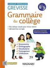 Grevisse du college - langue francaise - 6e a la 3e