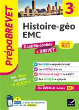 Prepabrevet histoire-geo emc 3e - nouveau brevet 2025 - cours, methodes #038; sujets de brevet corriges