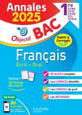 Annales objectif bac 2025 - français 1res stmg - sti2d - st2s - stl - std2a - sthr