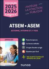 Concours atsem/asem - annales corrigées - 2025-2026
