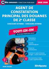 Agent de constatation principal des douanes de 2e classe – tout-en-un (catégorie c – concours 2025-2026)