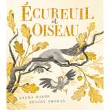 écureuil et oiseau