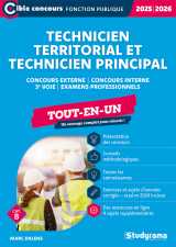 Technicien territorial et technicien principal – tout-en-un (concours 2025-2026)