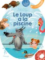 Le loup à la piscine