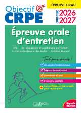 Objectif crpe 2026-2027 - épreuve orale d'entretien