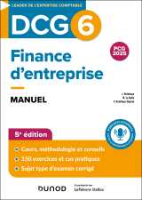 Dcg 6 - finance d'entreprise - manuel - 5e éd.