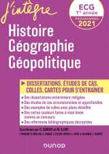 Ecg 1re année - histoire géographie géopolitique - 2021