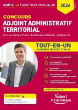 Concours adjoint administratif territorial - catégorie c - tout-en-un