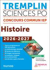 Tremplin sciences po histoire concours commun 2026-2027