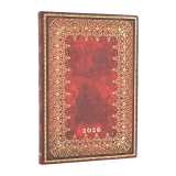 12 mois flexi 2026 feuille d'or midi vertical