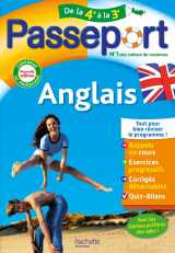 Passeport - anglais - de la 4e à la 3e - cahier de vacances 2025