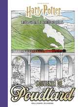 Harry potter - souvenir de poudlard - cartes postales à colorier