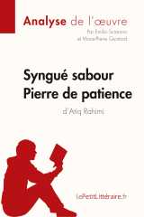 Syngué sabour. pierre de patience d'atiq rahimi (analyse de l'oeuvre)