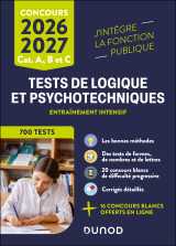 Tests de logique et psychotechniques - 2026-2027
