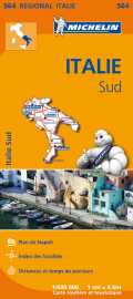 Carte régionale italie sud
