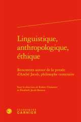 Linguistique, anthropologique, éthique