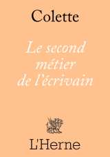 Le second métier de l'écrivain